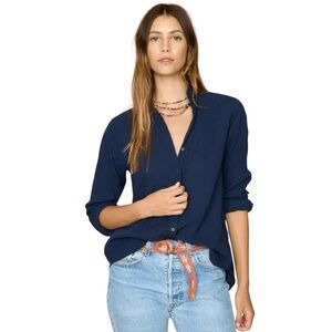 Xirena Scout Cotton Button Down Shirt
